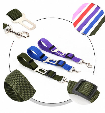 Adjustable Pet Dog Car Seat Belt Harness