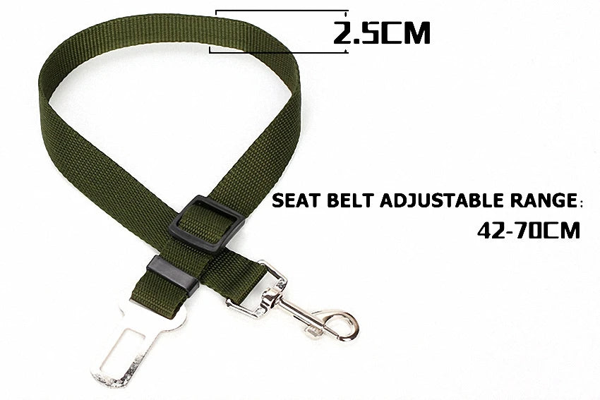 Adjustable Pet Dog Car Seat Belt Harness