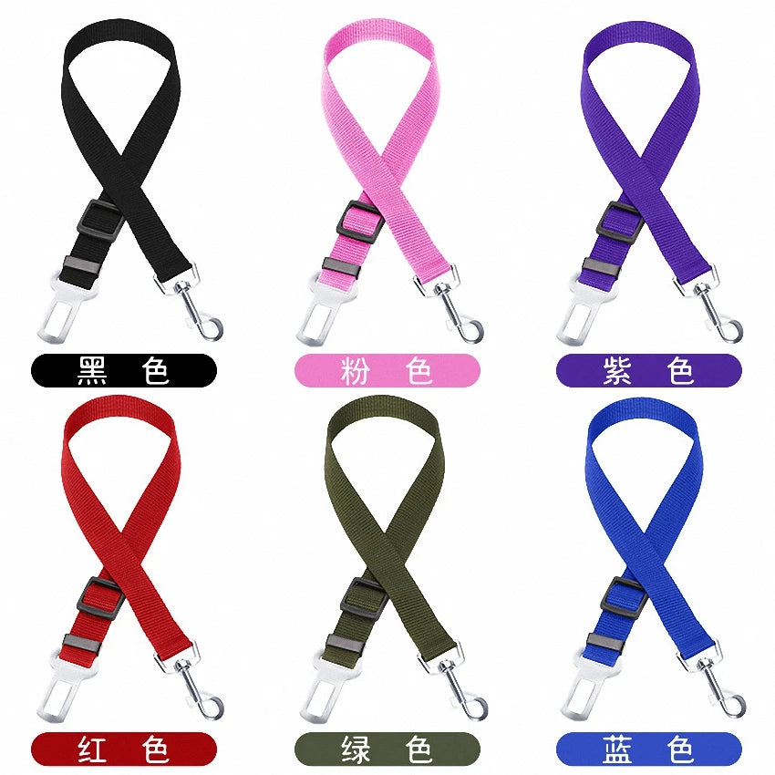 Adjustable Pet Dog Car Seat Belt Harness