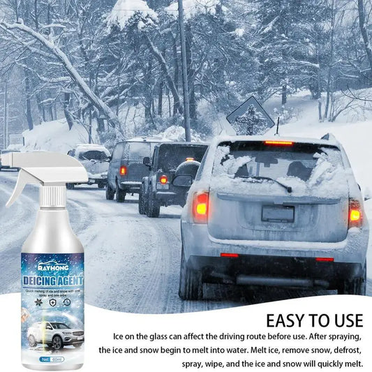 Car Windshield De-Icer Spray – Defroster & Anti-Snow Agent for Windows