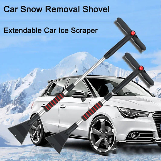 Extendable Car Snow Shovel & Ice Scraper